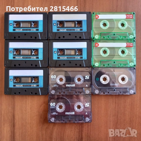 Лот 10бр. аудио касети MAXELL, снимка 2 - Аудио касети - 53588668