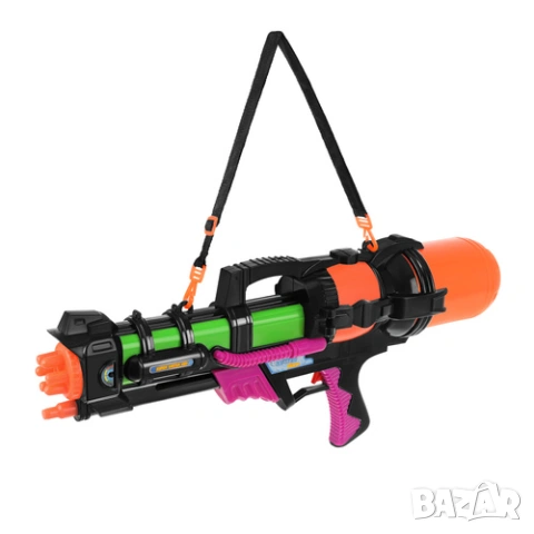Голям воден пистолет 60 см / Водна пушка 1.25 L за деца / Водно оръжие, снимка 2 - Игри и пъзели - 53832953