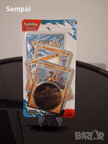 Pokémon TCG – Journey Together блистер с промо карти и монета (запечатан)
