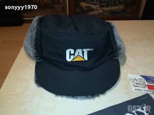 CAT-ЗИМНА ШАПКА ОТ ГЕРМАНИЯ 0208231031, снимка 4 - Шапки - 41731854