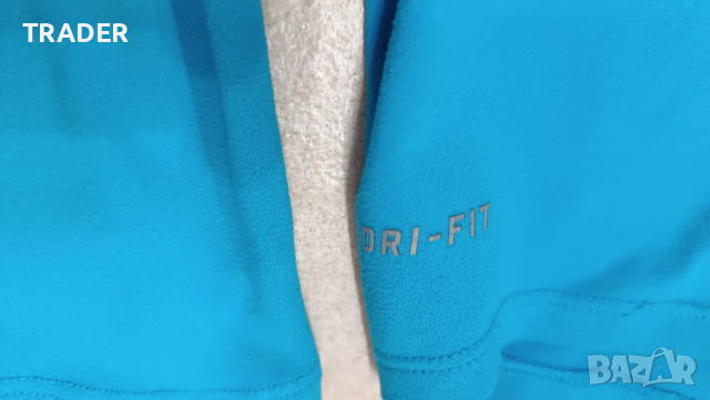 Термо блуза за бягане Nike Dry fit с процепи в ръкавите тип ръкавица, снимка 3 - Спортни дрехи, екипи - 41058288