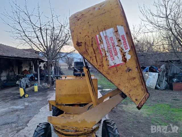 Дъмпер 4х4 20к.с.дизел Ruggerini въртящ леген с хидравлика, снимка 8 - Индустриална техника - 49425498