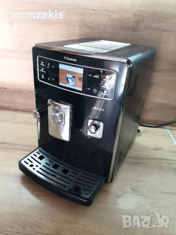 Saeco Xelsis black  - внос от Австрия ,  на малко продукти , пълен комплект и консумативи., снимка 8 - Кафемашини - 52527805