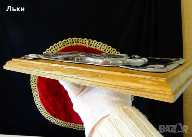 Пано от чист калай,естествено дърво,за рожден ден. , снимка 6 - Пана - 40590270