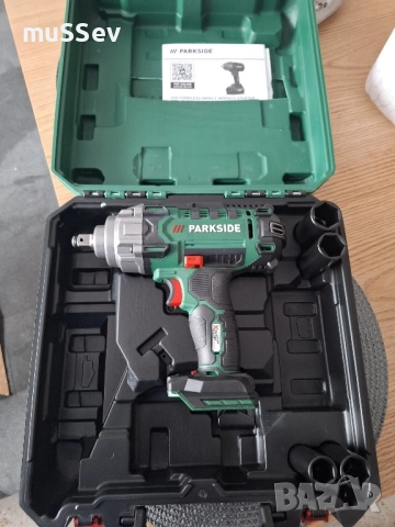 Акумулаторен гайковерт винтоверт 20V Parkside model PASSK 20li