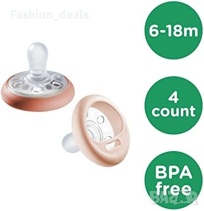 Нови Tommee Tippee 4 броя биберони за деца 6-18 месеца Майка Бебе Подарък, снимка 5 - Други - 42338393
