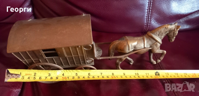 Медни стари каручки, снимка 2 - Антикварни и старинни предмети - 44512171