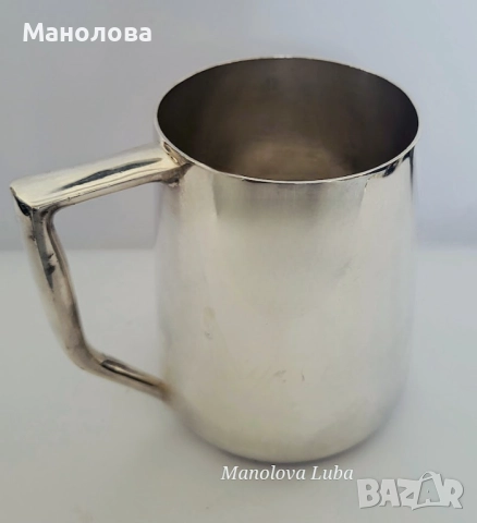 Посребрена халба за бира BENJAMIN GRAYSON & SON, снимка 3 - Други ценни предмети - 51529660