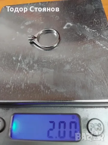 Класически пръстен с диамант, снимка 9 - Пръстени - 48135424