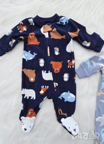 Бебешки ромпъри за недоносено бебе Carter's, снимка 2 - Бебешки гащеризони - 53464648