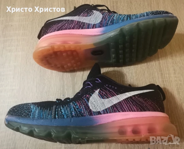 Дамски маратонки NIKE FLYKNIT MAX ✔️ Размер 38 Стелка 24 см, снимка 3 - Маратонки - 53818642