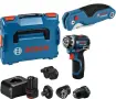 Акумулаторен безчетков винтоверт Bosch 12V GSR , в L-boxx и приставки, снимка 1