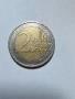 Монета от 2 немски евро от 2002 година, първа емисия, снимка 2