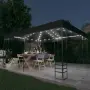 vidaXL Шатра с LED светещи стрингове, 3х4 м, антрацит（SKU: 3070308）, снимка 2