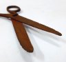 Стара шивашка ръждива ножица, ножици(12.2), снимка 3