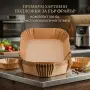 Незалепващи хартиени подложки за Air fryer, снимка 3