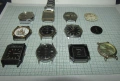 Съветски кварцови часовници за части, или реставрация, лот 12 бр., снимка 6