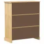vidaXL Шкаф за вино "Corona" 97x45x114 см бор масив, снимка 6