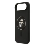 Оригинален кейс Karl Lagerfeld Silicone Double Heads And Circle agSafe, За iPhone 17 Air (6.9), Чере, снимка 4