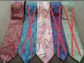 Италиански копринени вратовръзки с орнаменти , снимка 5