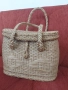 Стара дамска чанта тип кошница от ратан , снимка 1