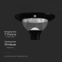 Соларно LED Градинско Тяло 15W Сензор Дистанционно CCT 3в1 IP65, снимка 7