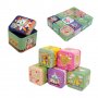 Цветна кутийка със барни ,балонче  и хартиено късметче, снимка 1 - Декорация за дома - 38742528
