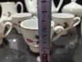 Стар български порцелан чайник заханица латиера чашки за кафе , снимка 6