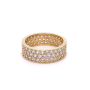 Златен дамски пръстен 4,37гр. размер:59 14кр. проба:585 модел:22439-1, снимка 3