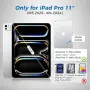Калъф с отделяща се клавиатура за iPad Pro 11 M4/M5, сив, снимка 2