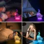 Холограмна 3D LED лампа Прицеса-дистанционно управление 16 цвята+други режими на управление, снимка 6