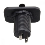 Женско гнездо за вграждане за авто запалка 20A, 12V/24V, прахоустойчиво, с капак, снимка 5