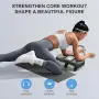 Уред за коремни преси Ab Roller Wheel с подложки за лакти и 4-колесна стабилна конструкция за, снимка 7