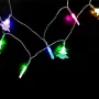 5402 Многоцветни коледни лампички Елхички, 28 LED, 280 см, снимка 3