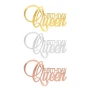 Birthday Queen 3 цвята надпис акрил топер декор украса за торта рожден ден кралица, снимка 4