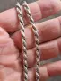 италиански сребърен синджир , снимка 8