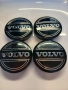 Капачки за джанти Волво черни декоративни тапи за джанти 52/55, снимка 1