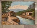 ВАСИЛ ПОПОВ масло пейзаж, снимка 6