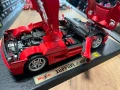 Рядък модел метална колекционерска количка FERRARI F50 CABRIO 1:18, снимка 5