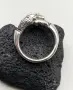 Сребърен пръстен "Trust no one" 925, снимка 6