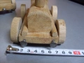 Стара ръчно изработена дървена играчка., снимка 6