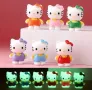 5 бр Hello Kitty Коте Кити малки Пластмасови PVC сет фигурки играчки за торта украса играчка фигурка, снимка 4