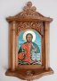 Дърворезба домашен иконостас с иконопис " Исус Христос ", снимка 1 - Други стоки за дома - 41896032