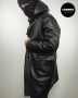 Мъжко дълго шерпа яке • палто тип дъфъл от изкуствена кожа CINQUE Faux Leather Dufflecoat - L , снимка 2
