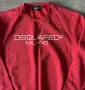 Чисто нови оригинални суитшърти DSQUARED2 Milano Crewneck – Черен и Червен, снимка 7