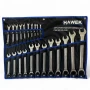 Комплект звездогаечни тресчотни ключове 6 – 32 мм 22 части Hawek, снимка 3
