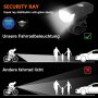 Водоустойчив презареждащ комплект LED фар и стоп за велосипед и др., снимка 6