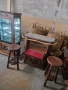Много Красив и Стилен Комплект от Старинни Махагонови Мебели - Стил БАСК , снимка 3