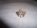 СТАР СРЕБЪРЕН ФЛОРАЛЕН АРТ ПРЪСТЕН СРЕБРО 925 с ЦИРКОНИ 25971, снимка 12