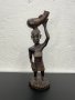 Дървена африканска фигура от абанос. №5053, снимка 1 - Колекции - 44244196